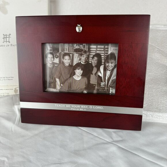 Zondervan Other - Zondervan Frames Of Faith Wooden & Glass Frame Fits 4x6 Photo “Teach Me Your Way